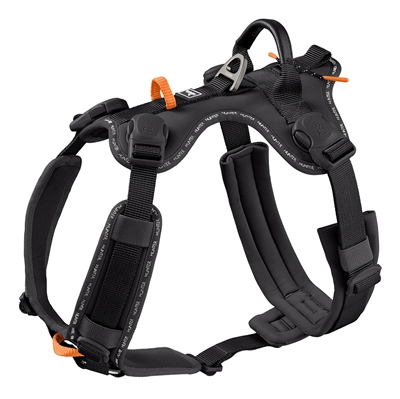 Hunter ErgoMove Pro™ Hundsele med roterande spännen svart